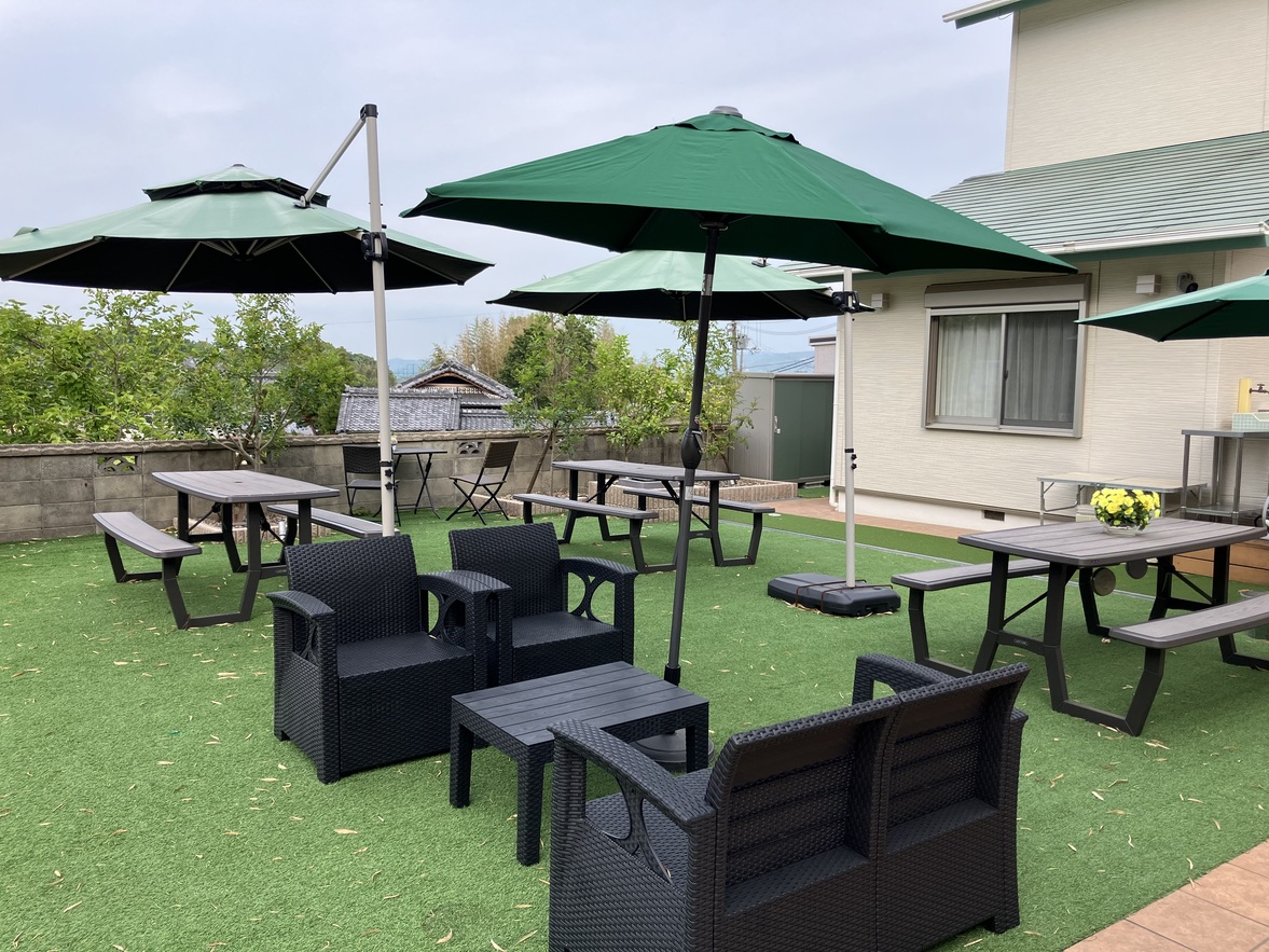 ガーデン席の全景